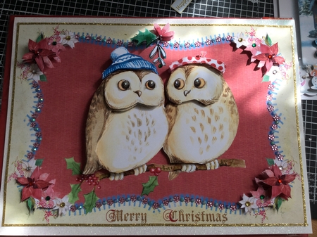 Christmas Owls by Jennie Settle