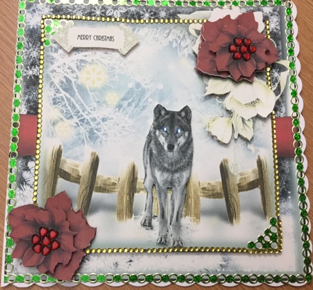 The Winter Wolf Card Kit by Jennie Settle