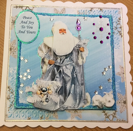 SILVER SANTA mini kit by Jennie Settle