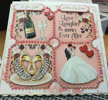 4 Square , Wedding Day Wishes by Jennie Settle