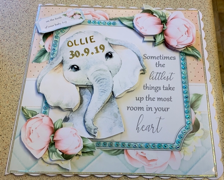 Sometimes the littlest things ..... Elephant 8x8 Mini Kit by Jennie Settle