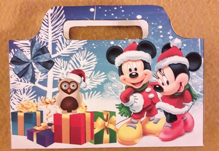 Mickey and minnie christmas tote bag by Jennifer Burns