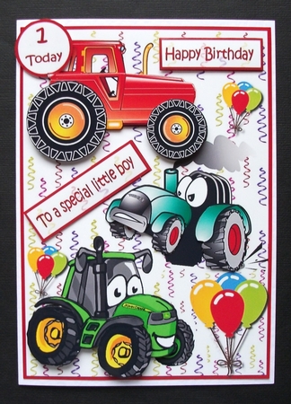 Birthday tractors by Jennifer (Jaye) Smith-Kirk