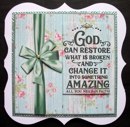 God Can Restore What Is Broken by Jennifer (Jaye) Smith-Kirk