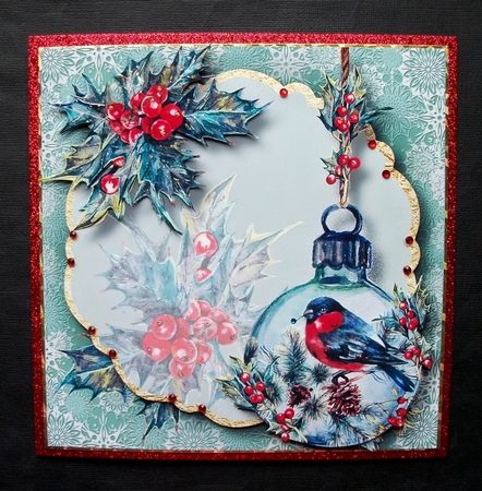 Gold Foil Transparent Christmas Bumper Kit by Jennifer (Jaye) Smith-Kirk