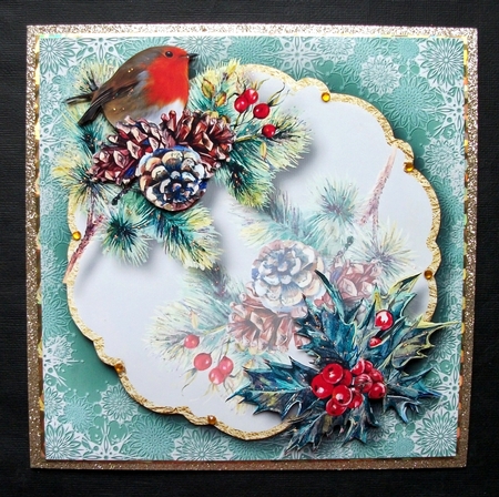 Gold Foil Transparent Christmas Bumper Kit by Jennifer (Jaye) Smith-Kirk