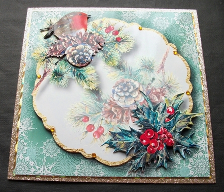Gold Foil Transparent Christmas Bumper Kit by Jennifer (Jaye) Smith-Kirk