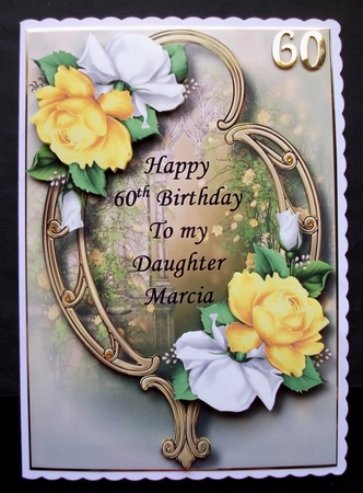 A4 Special Request Yellow & White Roses by Jennifer (Jaye) Smith-Kirk