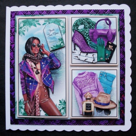 Winter Fashion Ethnic Collage 02 Mini Page Kit by Jennifer (Jaye) Smith-Kirk
