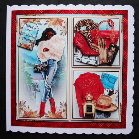 Winter Fashion Ethnic Collage 03 Mini Page Kit by Jennifer (Jaye) Smith-Kirk
