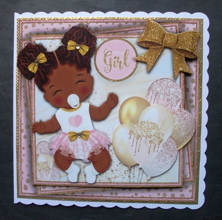 Its A Girl Bumper Kit #1    CARDS FRONT   by Jennifer (Jaye) Smith-Kirk