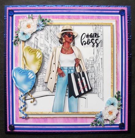 8x8 Mini Kit, Ethnic Beautiful Girl Boss by Jennifer (Jaye) Smith-Kirk