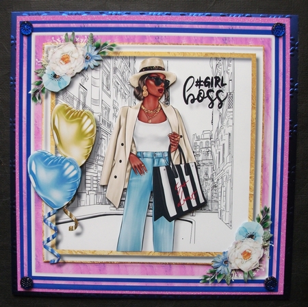 8x8 Mini Kit, Ethnic Beautiful Girl Boss by Jennifer (Jaye) Smith-Kirk