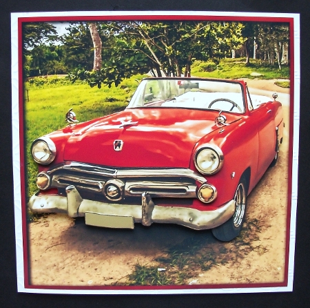 Vintage Cars Quick Card 2 by Jennifer (Jaye) Smith-Kirk