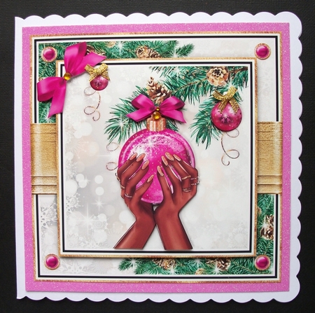 Trimming the Tree Ethnic 7x7 inch Bumper Set by Jennifer (Jaye) Smith-Kirk