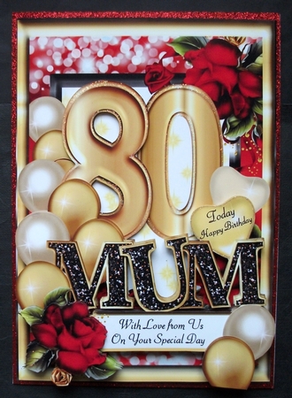 Mum - Special Age - 80 Today - A4 Kit by Jennifer (Jaye) Smith-Kirk