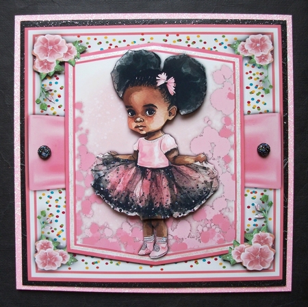 8x8 Mini Kit, Beautiful Ethnic Ballerina by Jennifer (Jaye) Smith-Kirk
