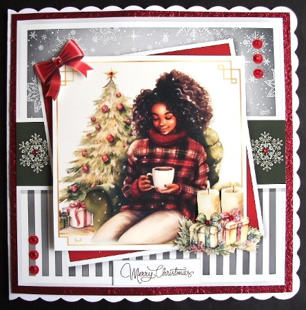 Christmas Cozy Card & Topper Set by Jennifer (Jaye) Smith-Kirk
