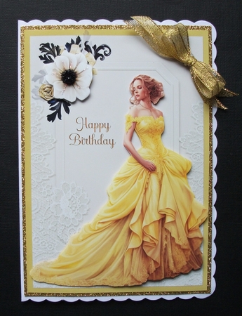 A5 Victorian Lady In Yellow by Jennifer (Jaye) Smith-Kirk