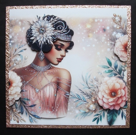Aet Deco Floral 2 by Jennifer (Jaye) Smith-Kirk