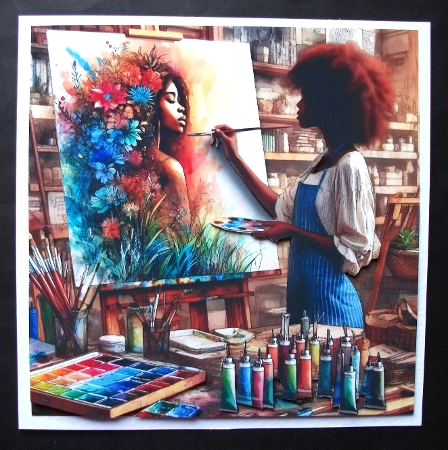 Hobbies - Painting Artist - CARD FRONTS by Jennifer (Jaye) Smith-Kirk