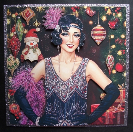 Beautiful Vintage Christmas Ladies 1 by Jennifer (Jaye) Smith-Kirk