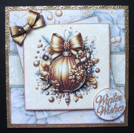 Gold Winter Mini Kit 2 8X8 by Jennifer (Jaye) Smith-Kirk