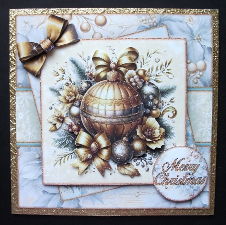 Gold Winter Mini Kit 2 8X8 by Jennifer (Jaye) Smith-Kirk