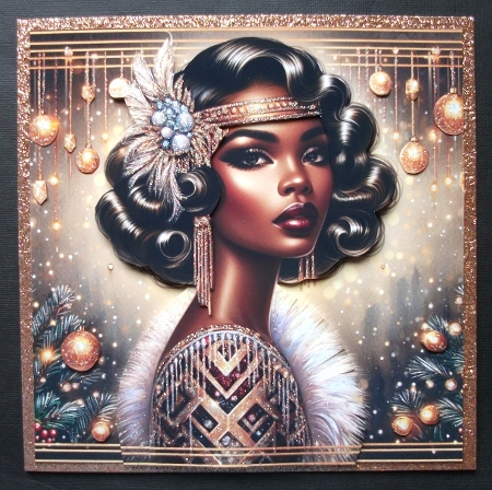 Festive Vintage  Ladies 1 by Jennifer (Jaye) Smith-Kirk