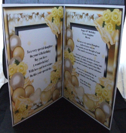 Daughter Special Age - 65 Today (Customer Request) by Jennifer (Jaye) Smith-Kirk