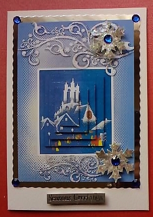 Vintage Christmas C6 2 Card Sheet by Jennifer (Jaye) Smith-Kirk