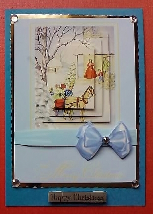 Vintage Christmas C6 2 Card Sheet by Jennifer (Jaye) Smith-Kirk