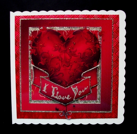 Valentine Heart Small Card and Elements by Jennifer (Jaye) Smith-Kirk