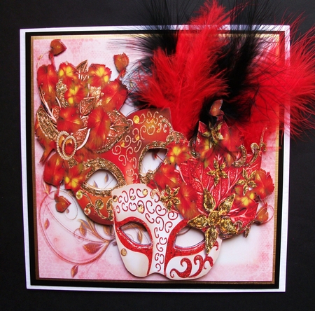 Venecian Masks by Jennifer (Jaye) Smith-Kirk