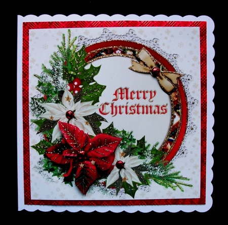 8x8 Christmas Flowers by Jennifer (Jaye) Smith-Kirk