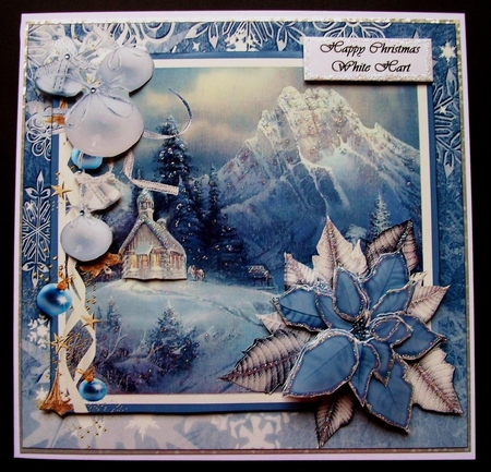 Blue Poinsettia by Jennifer (Jaye) Smith-Kirk