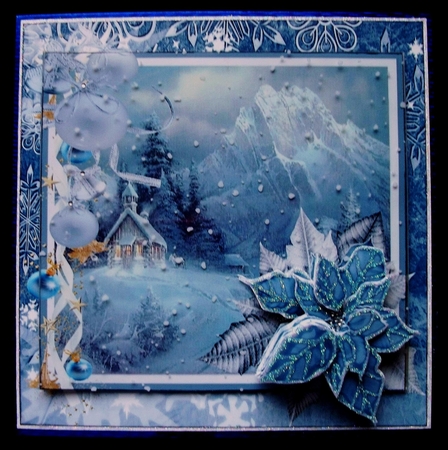 Blue Poinsettia by Jennifer (Jaye) Smith-Kirk