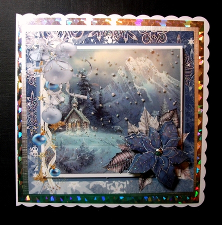 Blue Poinsettia by Jennifer (Jaye) Smith-Kirk
