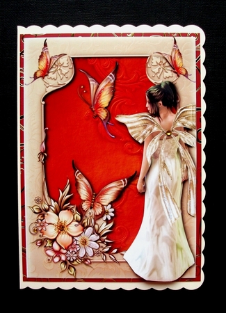 Golden Fae & Butterflies by Jennifer (Jaye) Smith-Kirk