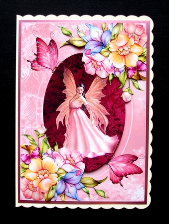 Pink Faery, Flora & Flutters by Jennifer (Jaye) Smith-Kirk
