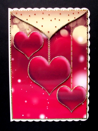 Love and Romance Valentine's Greeting Card by Jennifer (Jaye) Smith-Kirk