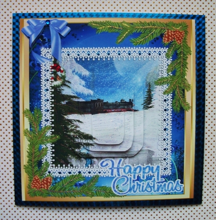 Beautiful Train in the Snow (pyramarge) by Jennifer (Jaye) Smith-Kirk