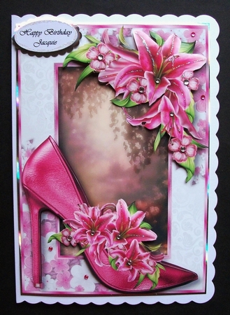 Pink Stiletto & Gorgeous Stargazer Lilies by Jennifer (Jaye) Smith-Kirk