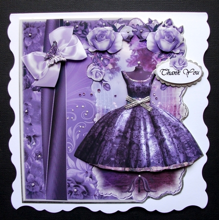 Beautiful Vintage Purple Dress by Jennifer (Jaye) Smith-Kirk