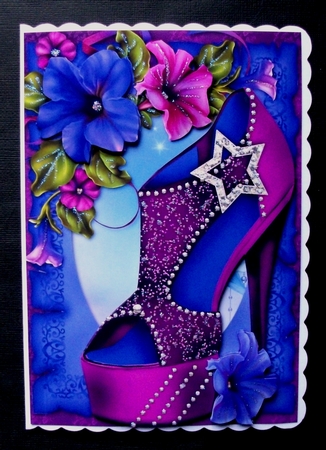 High Heels and Purple Flowers by Jennifer (Jaye) Smith-Kirk