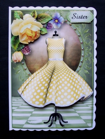 Fabulous Vintage Yellow Polka Dot Dress by Jennifer (Jaye) Smith-Kirk