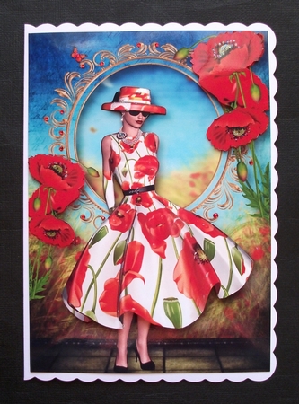 Race Day Chic - Poppies by Jennifer (Jaye) Smith-Kirk
