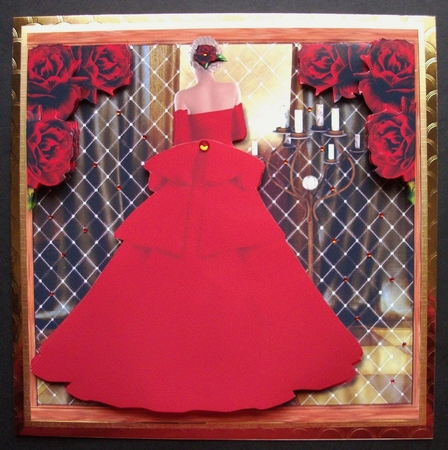Ball Gown in Red Mini Kit by Jennifer (Jaye) Smith-Kirk