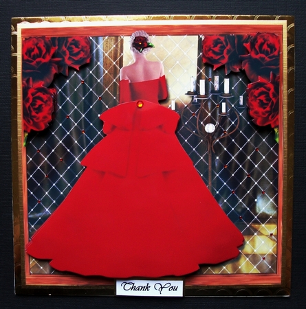 Ball Gown in Red Mini Kit by Jennifer (Jaye) Smith-Kirk