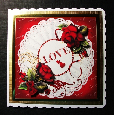 Valentine or Anniversary Roses by Jennifer (Jaye) Smith-Kirk